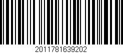 Código de barras (EAN, GTIN, SKU, ISBN): '2011781639202'