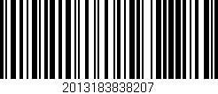 Código de barras (EAN, GTIN, SKU, ISBN): '2013183838207'