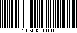 Código de barras (EAN, GTIN, SKU, ISBN): '2015083410101'