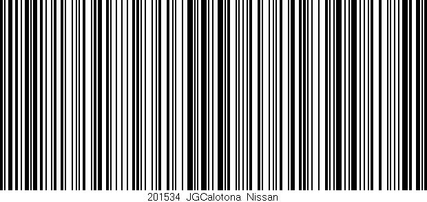 Código de barras (EAN, GTIN, SKU, ISBN): '201534_JGCalotona_Nissan'