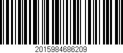 Código de barras (EAN, GTIN, SKU, ISBN): '2015984686209'