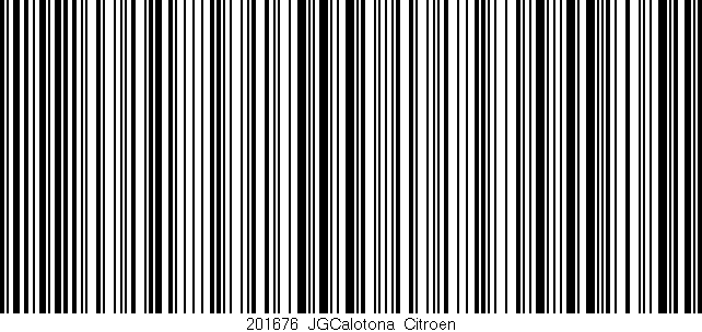Código de barras (EAN, GTIN, SKU, ISBN): '201676_JGCalotona_Citroen'