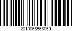 Código de barras (EAN, GTIN, SKU, ISBN): '2018066566963'