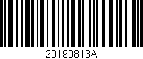 Código de barras (EAN, GTIN, SKU, ISBN): '20190813A'