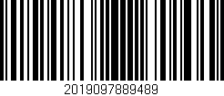 Código de barras (EAN, GTIN, SKU, ISBN): '2019097889489'