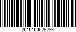 Código de barras (EAN, GTIN, SKU, ISBN): '2019109826266'