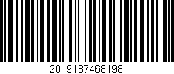 Código de barras (EAN, GTIN, SKU, ISBN): '2019187468198'