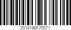 Código de barras (EAN, GTIN, SKU, ISBN): '2019198575571'