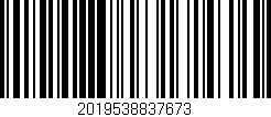 Código de barras (EAN, GTIN, SKU, ISBN): '2019538837673'