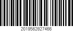 Código de barras (EAN, GTIN, SKU, ISBN): '2019562827466'