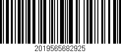 Código de barras (EAN, GTIN, SKU, ISBN): '2019565682925'