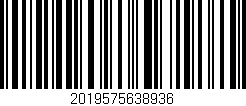 Código de barras (EAN, GTIN, SKU, ISBN): '2019575638936'