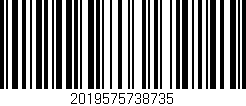 Código de barras (EAN, GTIN, SKU, ISBN): '2019575738735'
