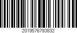 Código de barras (EAN, GTIN, SKU, ISBN): '2019576793832'