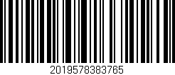Código de barras (EAN, GTIN, SKU, ISBN): '2019578383765'