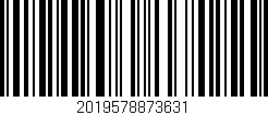 Código de barras (EAN, GTIN, SKU, ISBN): '2019578873631'