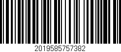 Código de barras (EAN, GTIN, SKU, ISBN): '2019585757382'