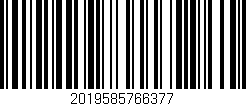 Código de barras (EAN, GTIN, SKU, ISBN): '2019585766377'