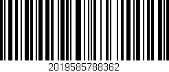 Código de barras (EAN, GTIN, SKU, ISBN): '2019585788362'