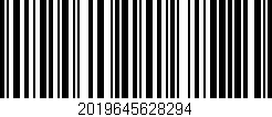 Código de barras (EAN, GTIN, SKU, ISBN): '2019645628294'