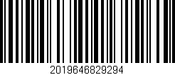 Código de barras (EAN, GTIN, SKU, ISBN): '2019646829294'