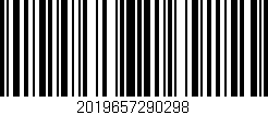 Código de barras (EAN, GTIN, SKU, ISBN): '2019657290298'