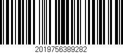 Código de barras (EAN, GTIN, SKU, ISBN): '2019756389282'