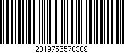 Código de barras (EAN, GTIN, SKU, ISBN): '2019756578389'
