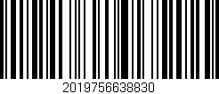 Código de barras (EAN, GTIN, SKU, ISBN): '2019756638830'