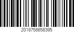 Código de barras (EAN, GTIN, SKU, ISBN): '2019756658395'
