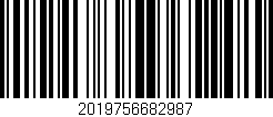 Código de barras (EAN, GTIN, SKU, ISBN): '2019756682987'