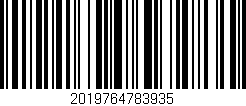 Código de barras (EAN, GTIN, SKU, ISBN): '2019764783935'