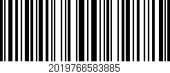 Código de barras (EAN, GTIN, SKU, ISBN): '2019766583885'