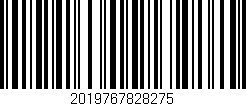 Código de barras (EAN, GTIN, SKU, ISBN): '2019767828275'