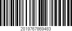 Código de barras (EAN, GTIN, SKU, ISBN): '2019767869483'