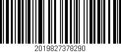 Código de barras (EAN, GTIN, SKU, ISBN): '2019827378290'