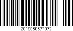 Código de barras (EAN, GTIN, SKU, ISBN): '2019858577372'