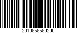 Código de barras (EAN, GTIN, SKU, ISBN): '2019858589290'