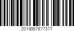 Código de barras (EAN, GTIN, SKU, ISBN): '2019867677377'