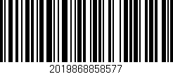 Código de barras (EAN, GTIN, SKU, ISBN): '2019868858577'