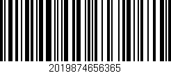 Código de barras (EAN, GTIN, SKU, ISBN): '2019874656365'