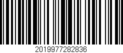 Código de barras (EAN, GTIN, SKU, ISBN): '2019977282836'