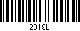 Código de barras (EAN, GTIN, SKU, ISBN): '2019b'
