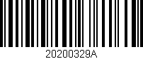 Código de barras (EAN, GTIN, SKU, ISBN): '20200329A'