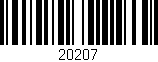Código de barras (EAN, GTIN, SKU, ISBN): '20207'
