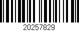 Código de barras (EAN, GTIN, SKU, ISBN): '20257829'