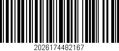 Código de barras (EAN, GTIN, SKU, ISBN): '2026174482167'