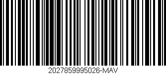 Código de barras (EAN, GTIN, SKU, ISBN): '2027859995026-MAV'