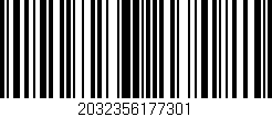 Código de barras (EAN, GTIN, SKU, ISBN): '2032356177301'