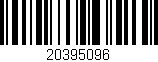 Código de barras (EAN, GTIN, SKU, ISBN): '20395096'
